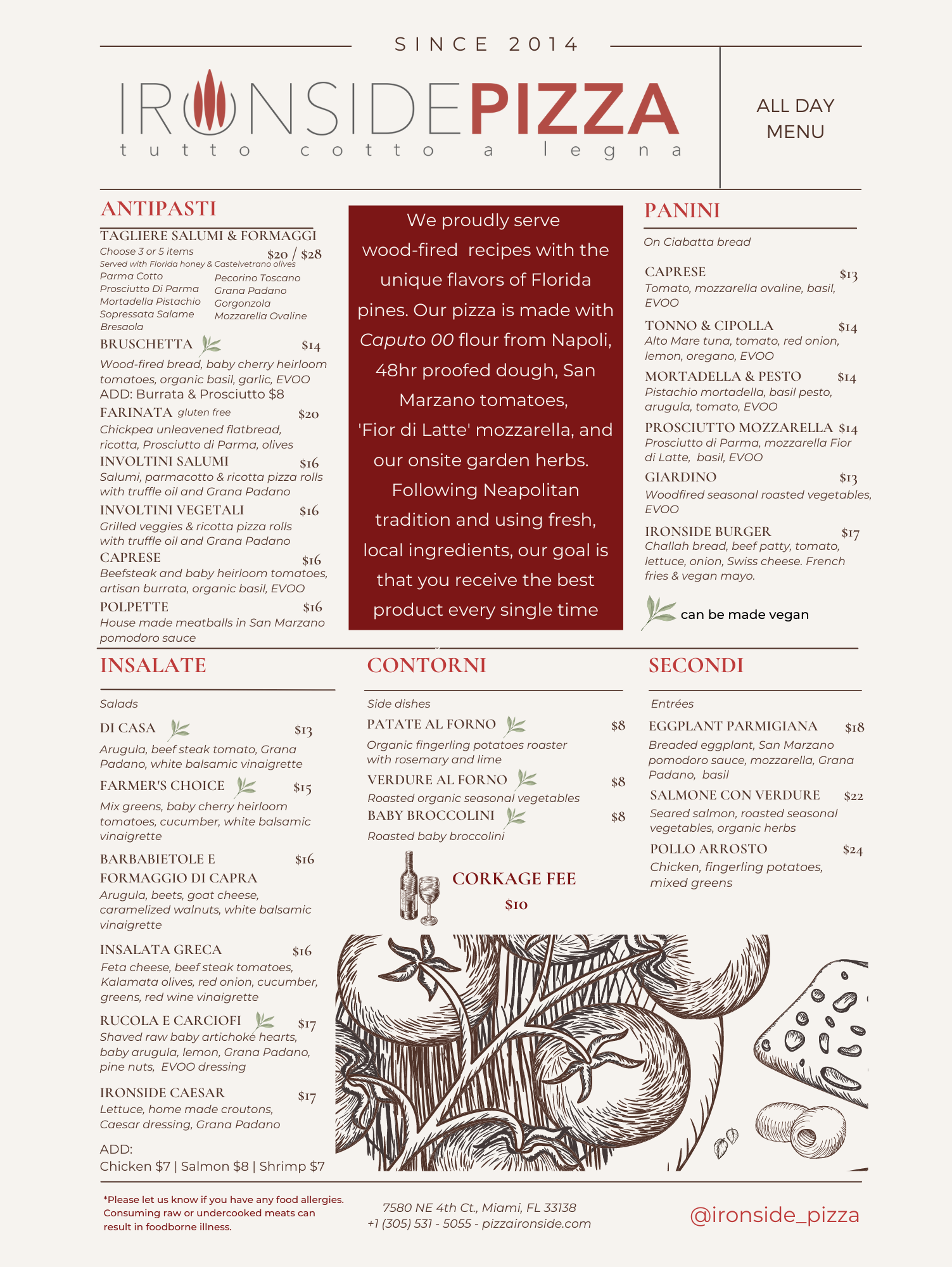 Menu Page 1